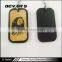 Fashion wooden style keychains with different human head portrait