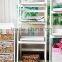 4 Chinese manufacturing ~ Zakka pastoral style solid wood furniture - storage rack - flower - wood - shelf