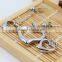 Factory direct sale Fashion heart shape earrings and pendant jewelry set
