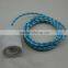 New Design Pendant Lamp/Fabric Plug Cord with Concrete Lamp Holder,Colourful Fabric Plug Cord for European                        
                                                Quality Choice