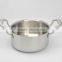 Stainless Steel soup pot with red handle high quality