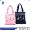 Eco-friendly canvas lady's tote bag for shopping
