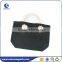 Wholesale black canvas shopping bag with custom logo