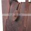 China supplier vintage genuine pure leather patent bag leather patent shopping handbags