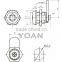 quarter turn cam locks for woden cabinet and metal cabinet