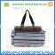 High-capacity tote stripe satin nappy mommy bag