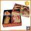 paper christmas gift box with window lid