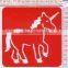 plastic drawing stencil for children