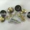 HJ-308 Stainless steel half round mirror nail advanced antique brass plating nail
