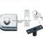 GL-02ED Gate sliding glass door clamp lock, frameless glass door stainless steel center lock clamp