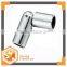 PC-35 90 degree bathroom glass door square tubing clip ,stainless steel shower glass door pipe clamp