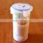 750ml cylindrical food storage container with airtight lid