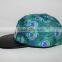 100% cotton high quality embroidery curve brim hat and cap