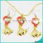 2016 Fashional gold elephant necklace wholesale