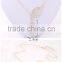 2015 Hot New Vintage Big Leaf Clavicle Short Personality Gold Chain Choker Necklace