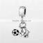 Wholesale Sport Style Football Charms Fit Diy Bracelet