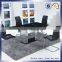 Modern Heavy Duty Glass Dining Table Set Design