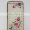 Color Drawing Printing Electroplating Diamond Clear case for iphone 6 case Tpu