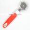 Modern design TPR handle Kitchen gadgets colorful handle flower pattern round pizza cutter