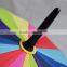 Promotional Rainbow Golf Umbrella With Long Shaft
