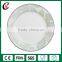 High quality custom logo ceramic flat plate