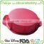New design portable microwave cake molds silicone round shaped cake moulds with handle