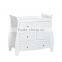 3 Piece Kids White Bedroom Furniture Set (Baby Cot / Change Table / Wardrobe)
