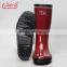 fashion rain rubber boots on 