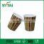 Compostable and Biodegradable Golden Paper Hot Cup embossing Rose Design