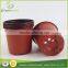 pp blister plastic brick color flower pot