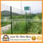 Green PVC Coated Euro Style Metal Weld Wire Mesh Holland Fence
