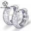 Rellecona Unisex Jewelry Hoop Earring 18k Gold Plated Jewelry Easy Style