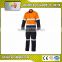 hi vis reflective flame resistant coverall for work