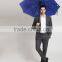 Customized design print solar double canopy umbrella