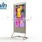 Black- stand 700cd/m2 brightness indoor double-faced touch screen