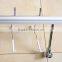wall mounted eyewear display rods;locking eyeglasses display poles;sunglasses display bars