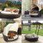 Latest Design Patio Pet Furniture All Weather Wicker Luxury Dog Bed