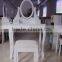 white and black dressing table