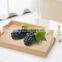 Home Deco Unfinished Beech Wood Serving Tray for Food