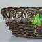 factory recycled plastic woven fruit basket