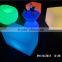 Outdoor and Indoor Plastic Rechargeable Illuminated LED Bar Counter / Moden Waterproof Led Stool