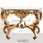 Reproduction Baroque Style Living Room Furniture Set Console Table