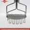 High quality stainless steel potato masher with rubber handle