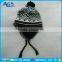 Stylish custom winter hat with strings and earflap