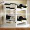 High gloss countertop wooden wine rack