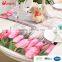 digital tulip designs place mat, 4 pcs per set, table decoration,fabric painting designs on table cloth