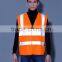 high visibility traffic orange safety vest for kids