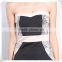 2017 boob tube top evening dress for ladies,off-shoulder women evening dress