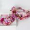 Baby vintage headband Flower feather Pad prop Christmas Hair Accessories