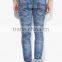 Man Blue Washed Mid Rise Skinny Fit Denim Jeans Mens Blank Denim Jeans